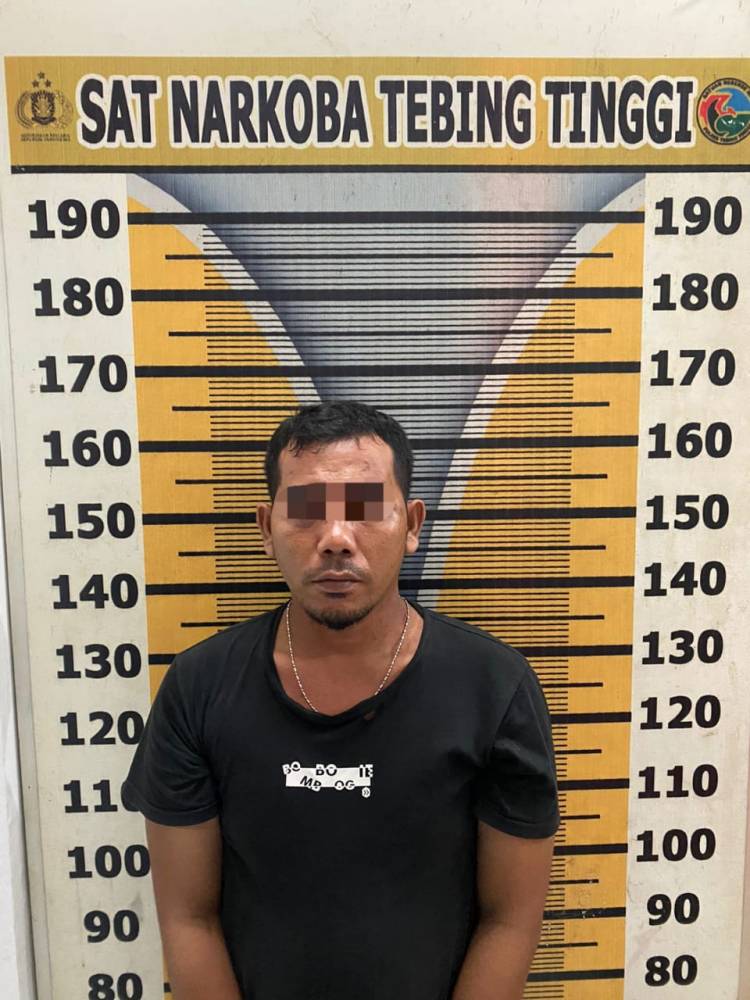 Sat Narkoba Polres Tebingtinggi Tangkap Terduga Pengedar Sabu