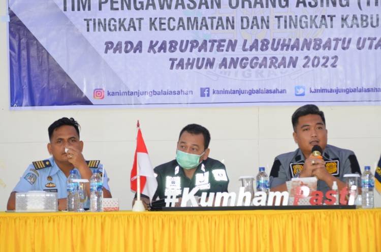 Imigrasi TBA Kanwil Kemenkumham Sumut Gelar Rapat Penguatan Tim Pora di Labura