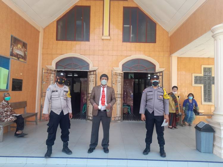 Ibadah di Gereja, Polisi Imbau Warga Tetap Jalankan Prokes