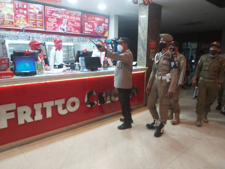 Tim Gabungan Gelar Ops Yustisi PPKM Level 3 di Beberapa Lokasi