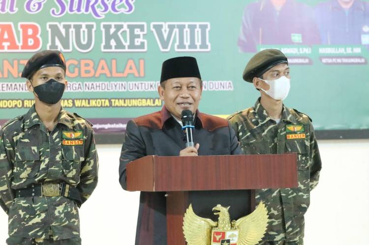 Plt Wali Kota Buka Konfercab VIII NU Kota Tanjungbalai