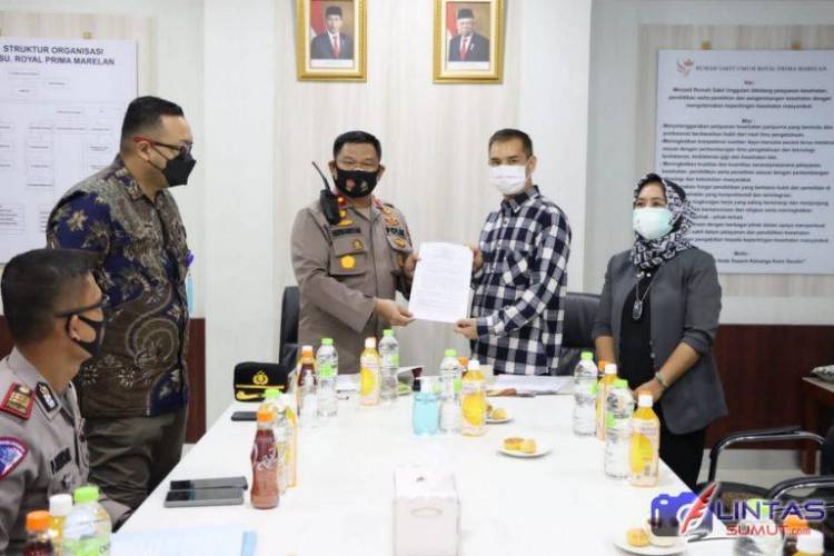 RSU Royal Prima Marelan-Polres Pelabuhan Belawan Teken MoU