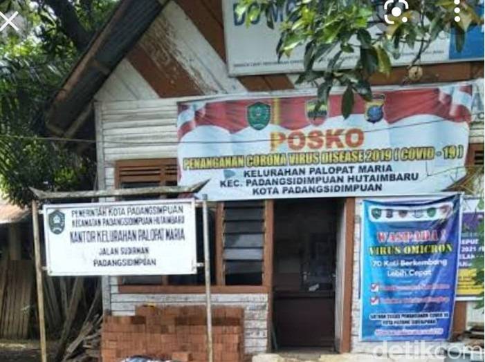 Miris, Kantor Lurah Palopat Maria Padangsidimpuan Seperti Gubuk