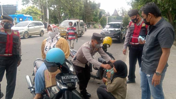Cegah Covid-19, Polres Pematangsiantar Rutin Operasi Yustisi