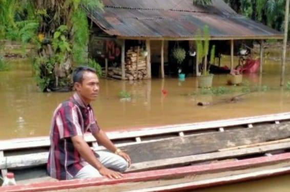 Ratusan Rumah di Angkola Sangkunur Tapsel Terendam Banjir