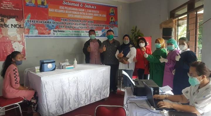 Membantu Pemerintah KBBD Lasanakan Vaksin 1, 2 dan Booster