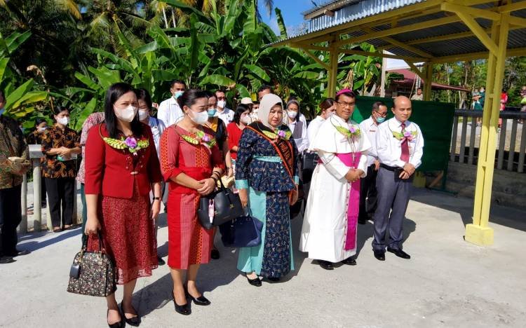 Gedung TK Swasta Santa Yohana  Antida Thouret Bukit Sion Diresmikan 