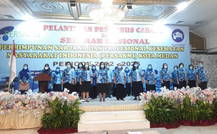 Pengurus Persakmi Medan Periode 2022-2026 Dikukuhkan, Ini Harapan Kadiskes