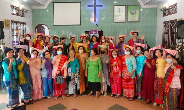 Ibadah Minggu Seksi Inang dan Hari Perempuan Internasional di GKPS Sidorame Hikmat