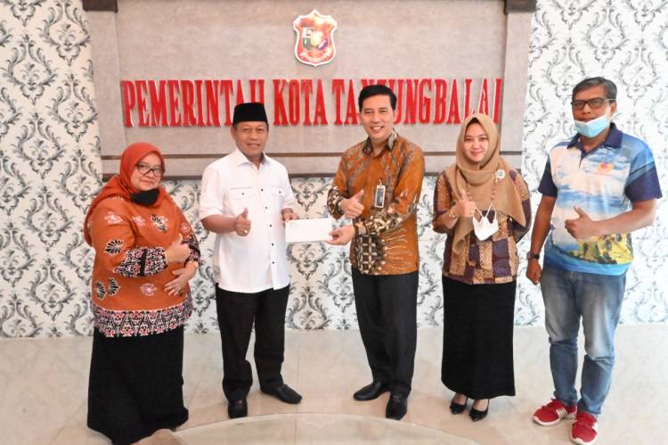Plt Wali Kota Terima Kunjungan Pincab BNI Tanjungbalai Bahas Penawaran DBLK BNI