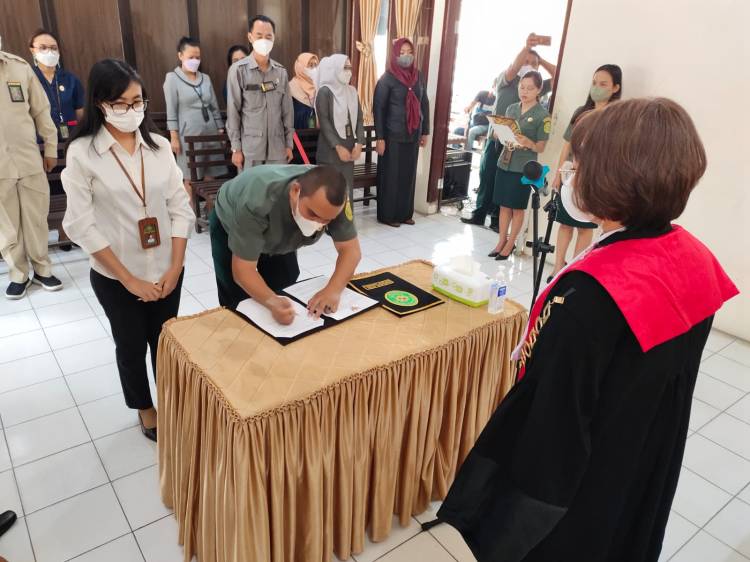 Daniel Siahaan Dilantik Jadi Jurusita Pengganti PN Simalungun