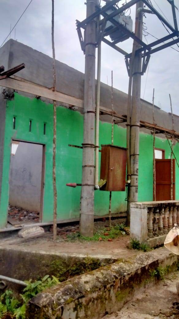 Renovasi Gereja GKPS Sihilon Terbengkalai Akibat Tiang PLN