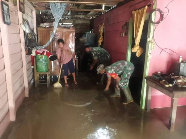 Hujan Deras, 6 Rumah Terendam Banjir di Agara