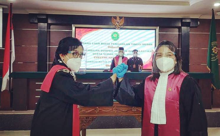 Dari Wakil Ketua, Evelyne Napitupulu Diangkat Jadi Ketua PN Balige