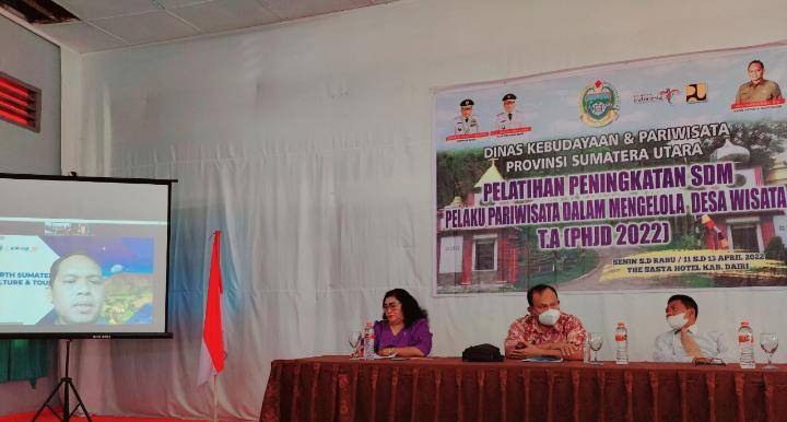 Dinas Kebudayaan dan Pariwisata Sumut Gelar Pelatihan Pelaku Pariwisata Mengelola Desa Wisata di Dairi