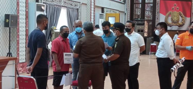 Rekontruksi Kasus Kerangkeng, Bupati Langkat Nonaktif Diperankan Polisi