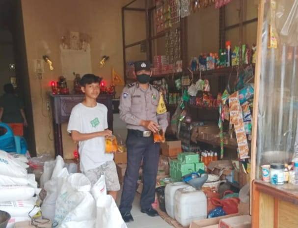 Antisipasi Kelangkaan Migor, Polsek Sei Kepayang Monitoring ke Toko Sembako 