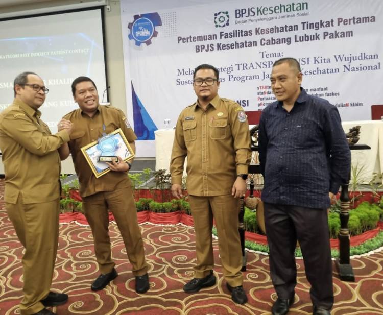 Puskesmas se- Deliserdang Raih Penghargaan  FKTP Award BPJS Kesehatan
