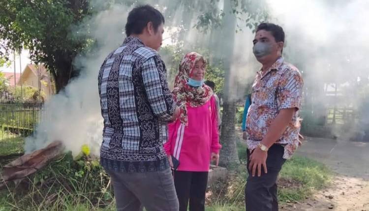 Kecamatan Dobana  Gelar Gotong-royong, Gaungkan Slogan Serasih