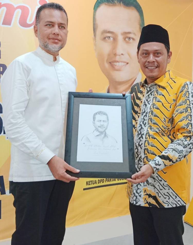 Ketua DPD Golkar Sumut Musa Rajekshah Berkunjung ke Rumah Golkar Tebingtinggi