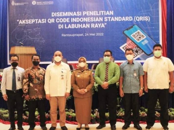 Wabup Labuhanbatu Buka Diseminasi Penelitian  Akseptasi QRIS dari Bank Indonesia