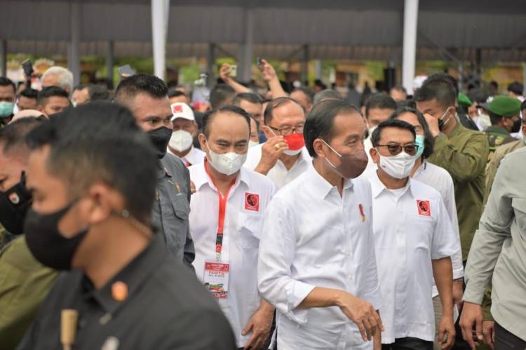 Jokowi Ajak Projo Tentukan Dukungan Capres 2024