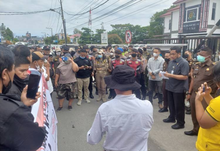 APPAN Unjuk Rasa Minta Kajari Dairi Usut Dugaan Korupsi Penyaluran BOP PAUD 