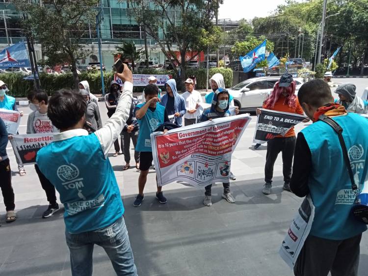 Unjukrasa di UNHCR, Pengungsi Asal Afganistan: Selamatkan Kami