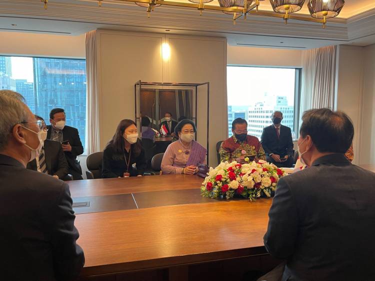 Megawati Soekarnoputri dan Presiden Korsel Lakukan Pertemuan Bilateral, Ini yang Dibahas