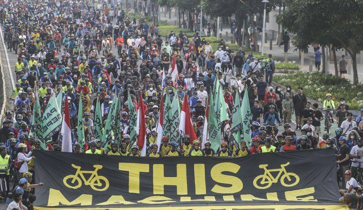 Hari Lingkungan Hidup, KLHK dan Bike To Work Gelar Gowes Sejuta Sepeda
