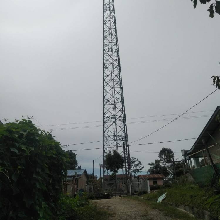 PT Telkomsel Bangun Tower BTS di Pakpak Bharat