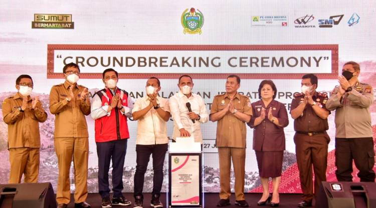 Gubernur Edy Rahmayadi Groundbreaking Proyek Jalan dan Jembatan Rp 2,7 T di Sumut