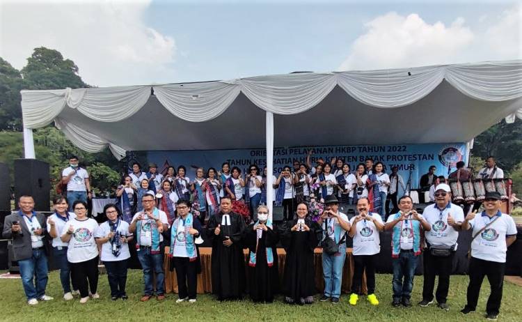 1200 Warga HKBP Duren Sawit Sehati Ikuti Family Gathering