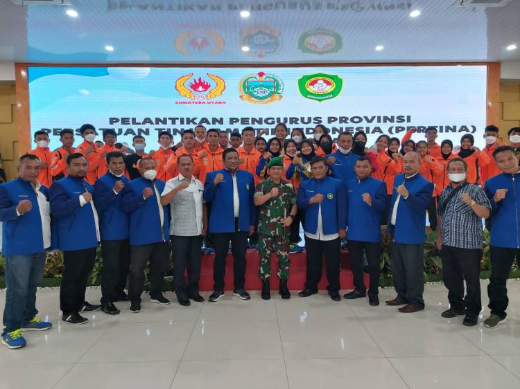 Komaruddin Simanjuntak Lantik Sabam Manalu Jadi Ketum Pengprov Pertina Sumut