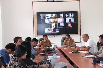 Wabup Toba Pimpin Rapat Pengendalian PMK Ternak