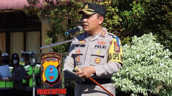 Polres Tapteng Gelar Pasukan Operasi Patuh Toba 2022