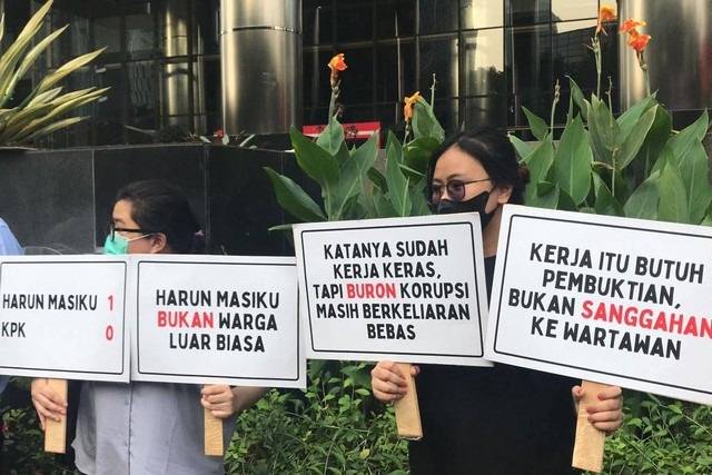 900 Hari Hilang, ICW Gelar Demonstrasi Yakin Harun Masiku Tak Pernah Dicari KPK