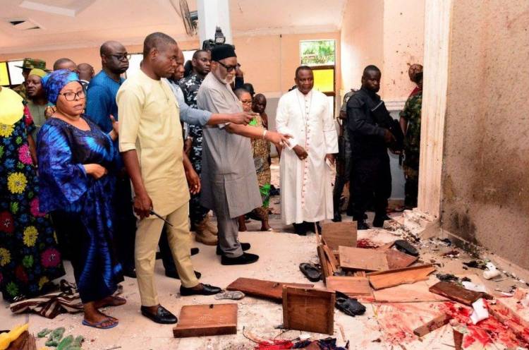 Gereja Katolik Nigeria Diserang Saat Misa, 50 Orang Tewas