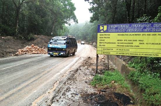 Pelebaran Jalan Sidikalang- Medan, Dinas PUTR Dairi akan Tuntaskan Pelepasan Lahan