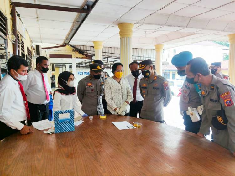 Personel Polres Pematangsiantar Tes Urin Mendadak, Ini Hasilnya
