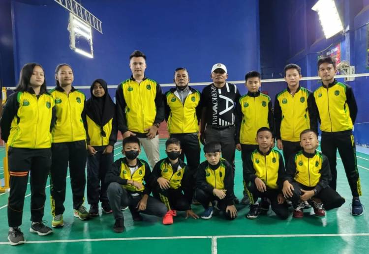 12 Atlet PB Sulhas Aekkanopan Ikut Kejuaraan Bulutangkis BNI Sirnas B Sumut 2022