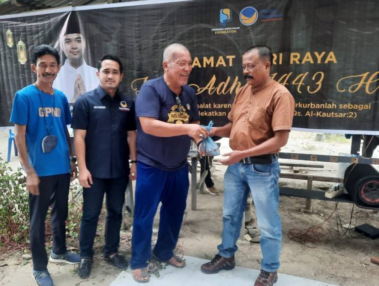 DPD NasDem Sergai Bersama PSP Foundation Adakan PSP Berkurban