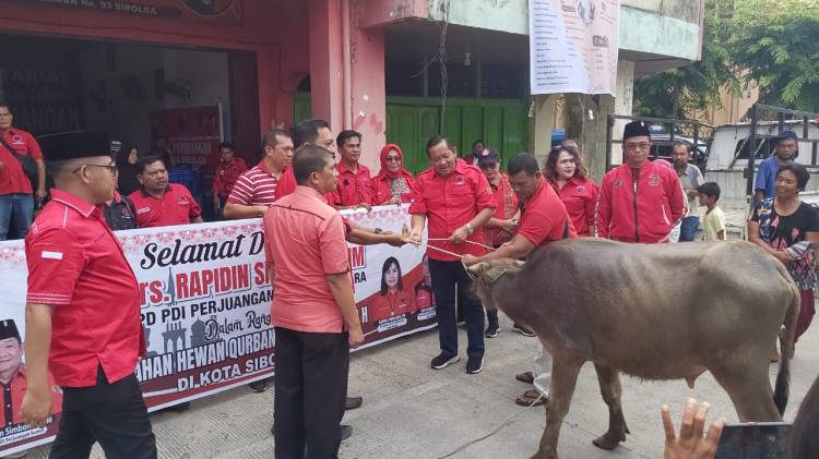 Road Show Idul Adha, PDIP Sumut Bagikan Puluhan Ekor Lembu dan Komputer di 8 Kabupaten/Kota