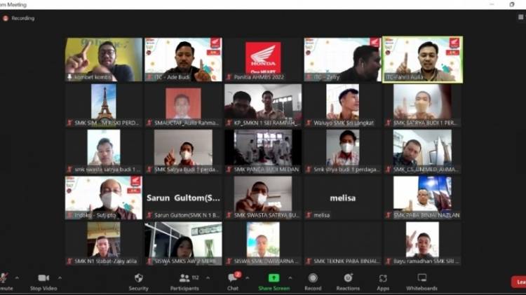 Webinar AHM Best Student Pacu Pelajar Sumut Berfikir Kreatif