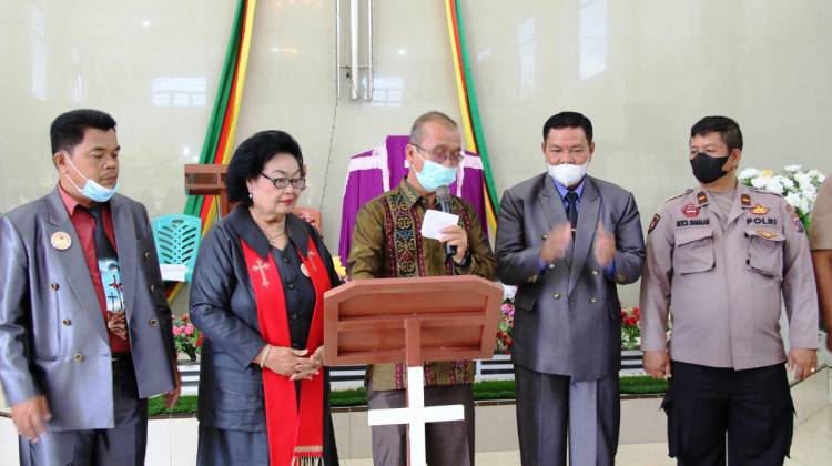 Plt Wali Kota Pematangsiantar Buka Sinode Kerja Gereja Pentakosta ke-44