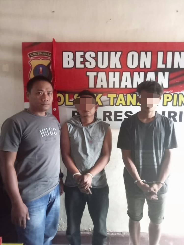 Polisi Amankan Pencuri Pagar Besi Pengaman Batas Bahu Jalan di Dairi