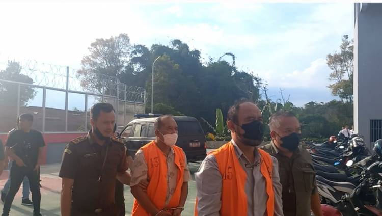 Dugaan Korupsi, Oknum Kadis LH dan Mantan Kadispora Ditahan Kejari Karo