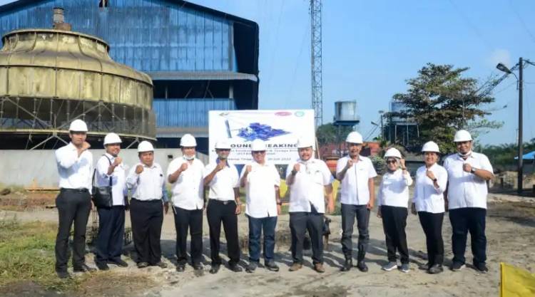 PTPN III &ldquo;Ground Breaking&rdquo; Revitalisasi PLTBm di PKS Rambutan