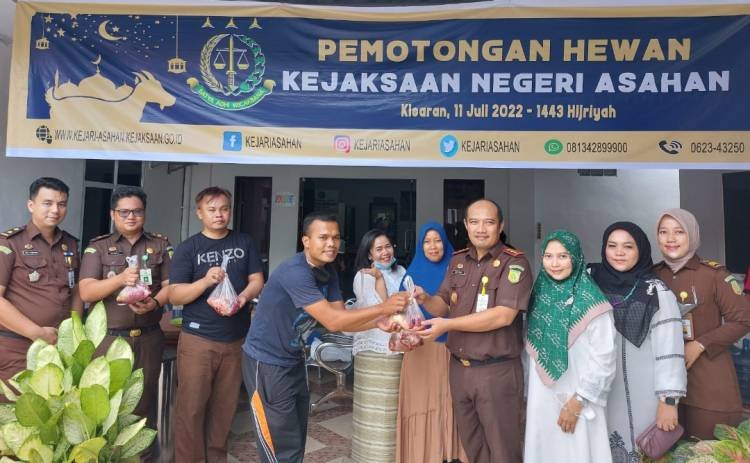 Idul Adha 1443 H, Kejari Asahan Kurban 1 Ekor Sapi