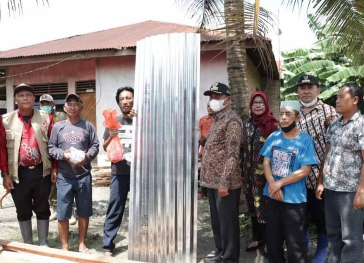 Bupati Sergai Pastikan Korban Bencana Puting Beliung di Seibamban Dapat Bantuan